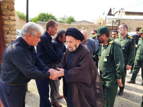 دیدار با خانواده شهید والامقام علی حسین محمدی در بخش شیروان بروجرد