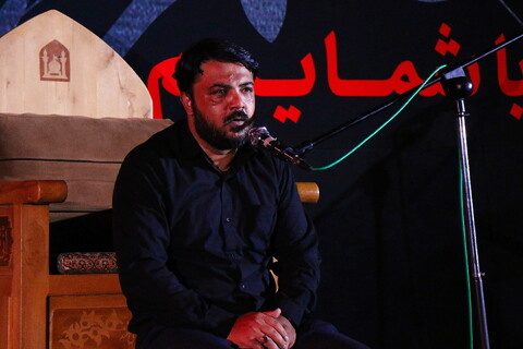 تصاویر/ شب سوم عزاداری هیئت هنر و رسانه قم
