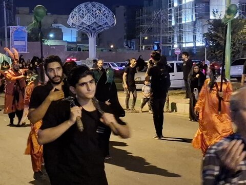 گزارش تصویری اروان نمادین اسرا و شهدای کربلادر کاشان