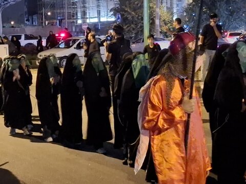 گزارش تصویری اروان نمادین اسرا و شهدای کربلادر کاشان