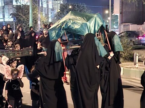 گزارش تصویری اروان نمادین اسرا و شهدای کربلادر کاشان