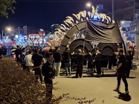 گزارش تصویری اروان نمادین اسرا و شهدای کربلادر کاشان