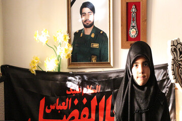 بابام چون خوب بود شهید شد و رفته پیش خدا و امام حسین(ع)