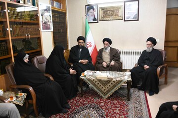 تصاویر/ دیدار معاون تعاون و امور اجتماعی بنیاد شهید و امور ایثارگران کشور با امام جمعه اصفهان