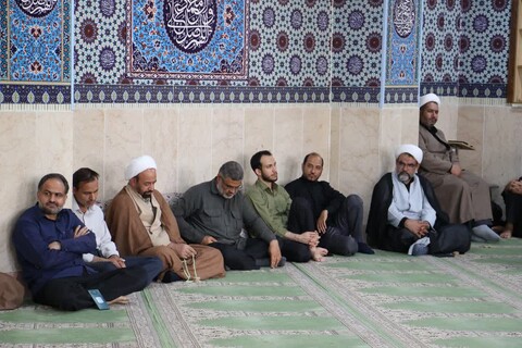 تصاویر| مراسم  عزاداری هفته شهادت امام حسین(ع) در حوزه علمیه اصفهان