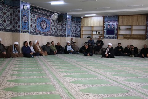 تصاویر| مراسم  عزاداری هفته شهادت امام حسین(ع) در حوزه علمیه اصفهان