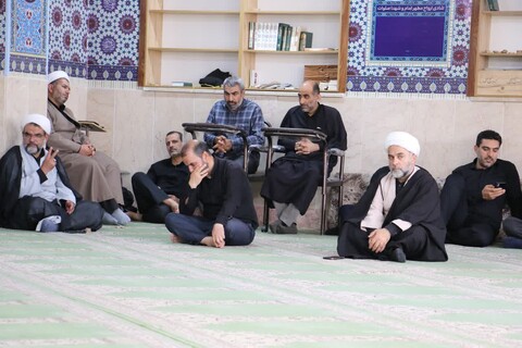 تصاویر| مراسم  عزاداری هفته شهادت امام حسین(ع) در حوزه علمیه اصفهان