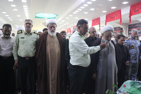 تصاویر/مراسم تشییع پیکر شهید عباس بیرقی فرد در بندرعباس