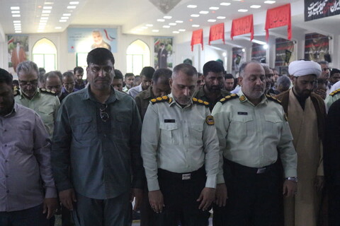 تصاویر/مراسم تشییع پیکر شهید عباس بیرقی فرد در بندرعباس