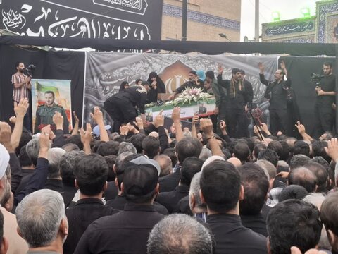 تصاویر/تشییع باشکوه پیکر شهید سرافراز وطن «میثم فتح قریب »در آران وبیدگل