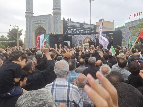 تصاویر/تشییع باشکوه پیکر شهید سرافراز وطن «میثم فتح قریب »در آران وبیدگل