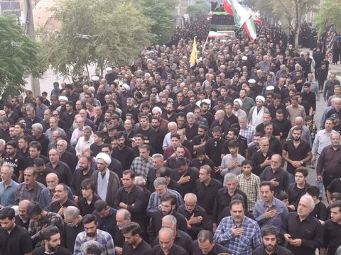 تصاویر/تشییع باشکوه پیکر شهید سرافراز وطن «میثم فتح قریب »در آران وبیدگل