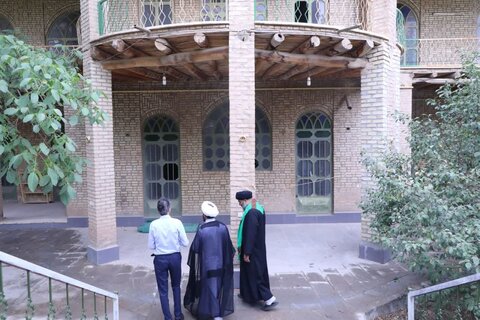 بازدید مدیر حوزه علمیه استان یزد از مدرسه علمیه شهید صدوقی (ره) طزرجان