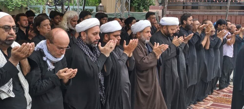 علامہ عارف حسین واحدی کی بلتستانی مومنین کے عزاداری کے جلوس میں شرکت اور خطاب