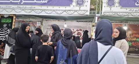 تصاویر/فعالیت طلاب مدرسه علمیه الزهرا اراک به مناسبت هفته عفاف و حجاب