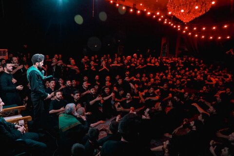 تصاویر/ مراسم دهه دوم محرم در هیئت حسین جان ارومیه