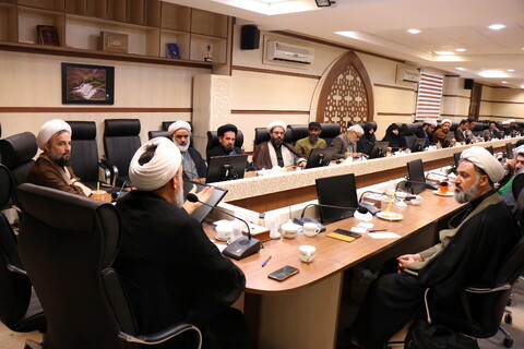 تصاویر/ تودیع و معارفه دبیر ستاد های راهبری حوزه علمیه