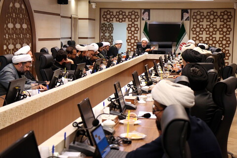 تصاویر/ تودیع و معارفه دبیر ستاد های راهبری حوزه علمیه