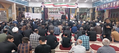 مراسم گرامیداشت شهدای اقتدار شهرستان امیدیه