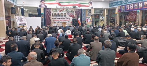 مراسم گرامیداشت شهدای اقتدار شهرستان امیدیه