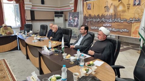 تصاویر / همایش اجرایی مدیران مواکب اربعین حسینی در  قزوین برگزارشد