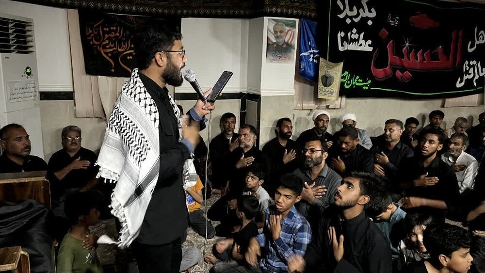 فیلم|  عزاداری دهه دوم محرم در حسینیه امام خمینی دفتر امام جمعه رودان