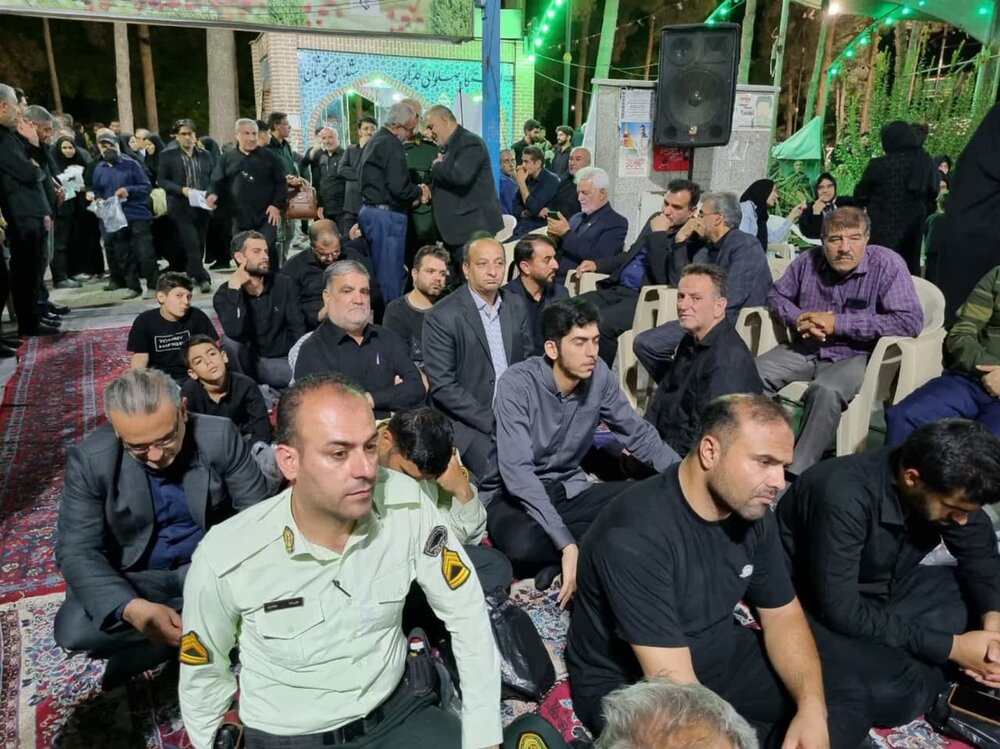 مراسم بزرگداشت شهدای مبارزه با رژیم صهیونی در کاشان برگزار شد