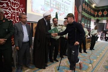تصاویر /  مراسم گرامیداشت شهدای اقتدار و امنیت فراجا در جنگ تحمیلی رژیم صهیونی در همدان