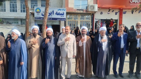 تصاویر /  تشییع پیکر شهید محمد بایر در نهاوند