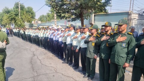 تصاویر /  تشییع پیکر شهید محمد بایر در نهاوند