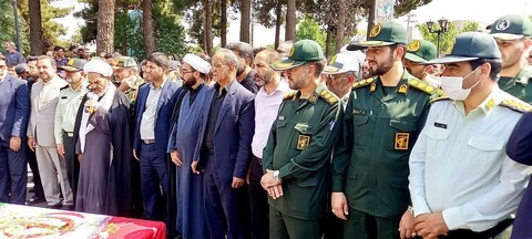 تصاویر /  تشییع پیکر شهید محمد بایر در نهاوند