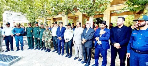 تصاویر /  تشییع پیکر شهید محمد بایر در نهاوند