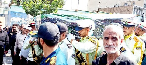 تصاویر /  تشییع پیکر شهید محمد بایر در نهاوند