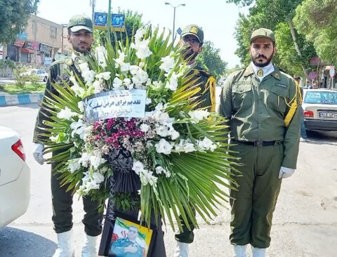 تصاویر /  تشییع پیکر شهید محمد بایر در نهاوند