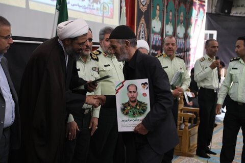 تصاویر /  مراسم گرامیداشت شهدای اقتدار و امنیت فراجا در جنگ تحمیلی رژیم صهیونی در همدان