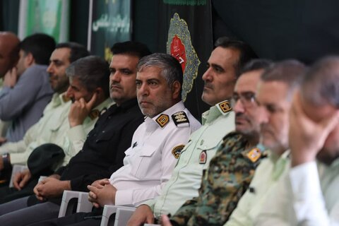 تصاویر /  مراسم گرامیداشت شهدای اقتدار و امنیت فراجا در جنگ تحمیلی رژیم صهیونی در همدان