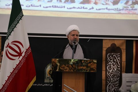 تصاویر /  مراسم گرامیداشت شهدای اقتدار و امنیت فراجا در جنگ تحمیلی رژیم صهیونی در همدان