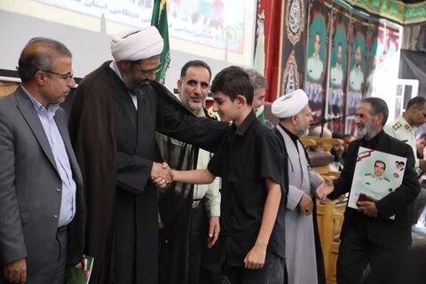 تصاویر /  مراسم گرامیداشت شهدای اقتدار و امنیت فراجا در جنگ تحمیلی رژیم صهیونی در همدان