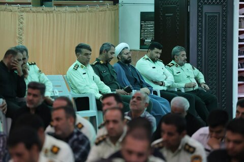 تصاویر /  مراسم گرامیداشت شهدای اقتدار و امنیت فراجا در جنگ تحمیلی رژیم صهیونی در همدان