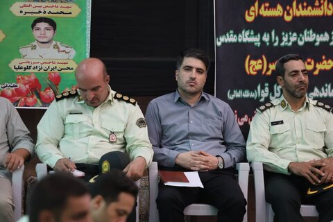تصاویر /  مراسم گرامیداشت شهدای اقتدار و امنیت فراجا در جنگ تحمیلی رژیم صهیونی در همدان