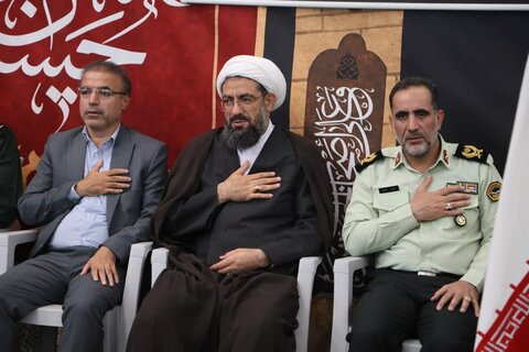 تصاویر /  مراسم گرامیداشت شهدای اقتدار و امنیت فراجا در جنگ تحمیلی رژیم صهیونی در همدان