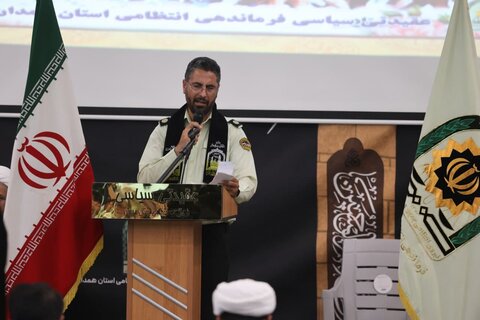 تصاویر /  مراسم گرامیداشت شهدای اقتدار و امنیت فراجا در جنگ تحمیلی رژیم صهیونی در همدان