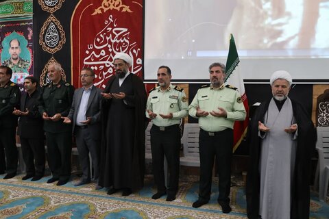 تصاویر /  مراسم گرامیداشت شهدای اقتدار و امنیت فراجا در جنگ تحمیلی رژیم صهیونی در همدان