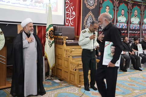 تصاویر /  مراسم گرامیداشت شهدای اقتدار و امنیت فراجا در جنگ تحمیلی رژیم صهیونی در همدان