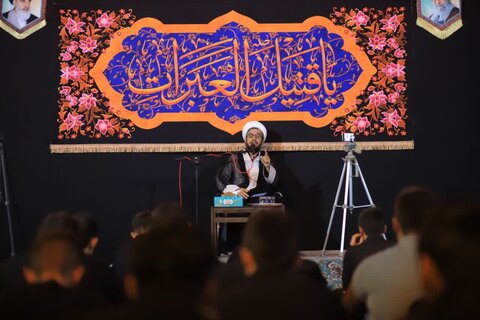 تصاویر/ مراسم سوگواری دهه دوم محرم در حوزه علمیه نقده