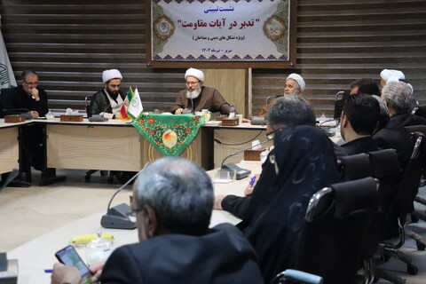 تصاویر/ نشست تبیینی «تدبر در آیات مقاومت» ویژه تشکل های دینی و مردمی مرتبط با تبلیغات اسلامی آذربایجان شرقی