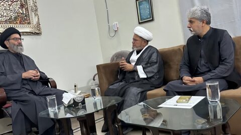 علامہ شبیر میثمی کی قائد ملت جعفریہ سے ملاقات، مختلف امور پر گفتگو