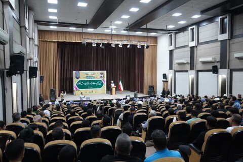 آیین تکریم و معارفه امام جمعه شهرستان شادگان