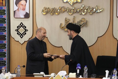 تصاویر/ حضور امام جمعه اردبیل در صدا و سیمای مرکز اردبیل