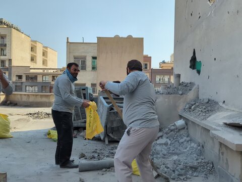 جهادگران حوزوی همدان در تهران